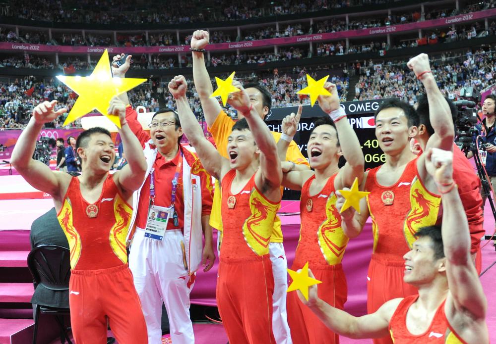  /p> p>北京时间2008年8月12日中午12时,奥运体操男子团体决赛在国家