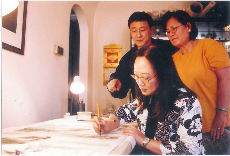  p>李小白(1949— )(第十代李渔嫡孙),李长白长子,著名旅美画家.