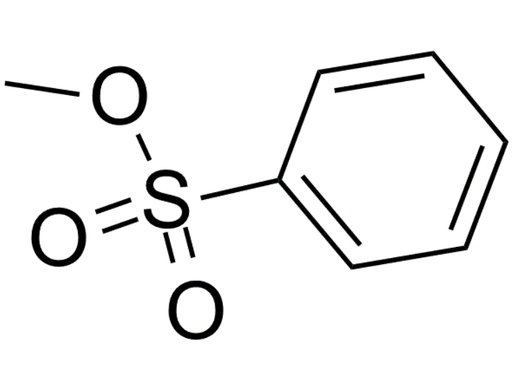  p>苯磺酸甲酯(methyl benzenesulfonate)是一种化学物质,分子式为c7h
