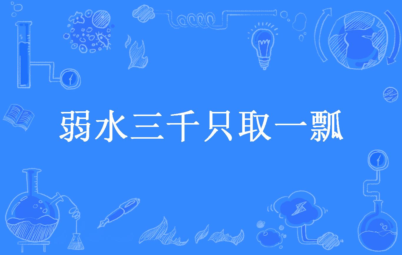 弱水三千只取一瓢
