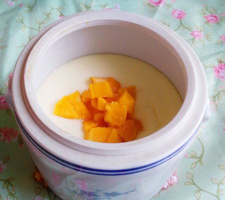 木瓜牛奶炖蛋