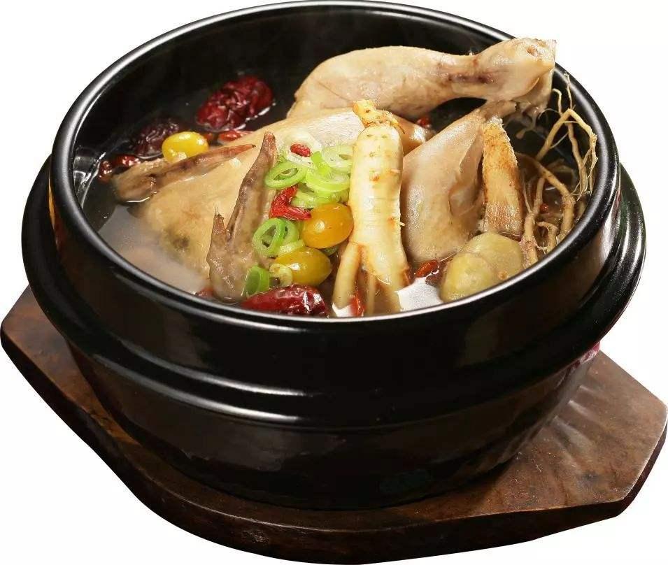 韩式参鸡汤