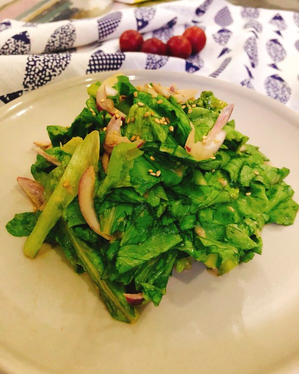 芝麻拌生菜