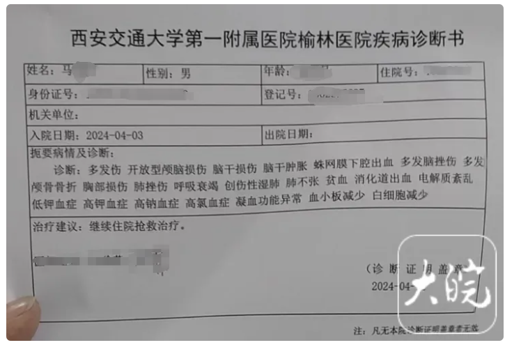 沙沟小区2号院内,碰撞碾压蹲在院内玩耍的儿童王某某(6周岁),马某某(9