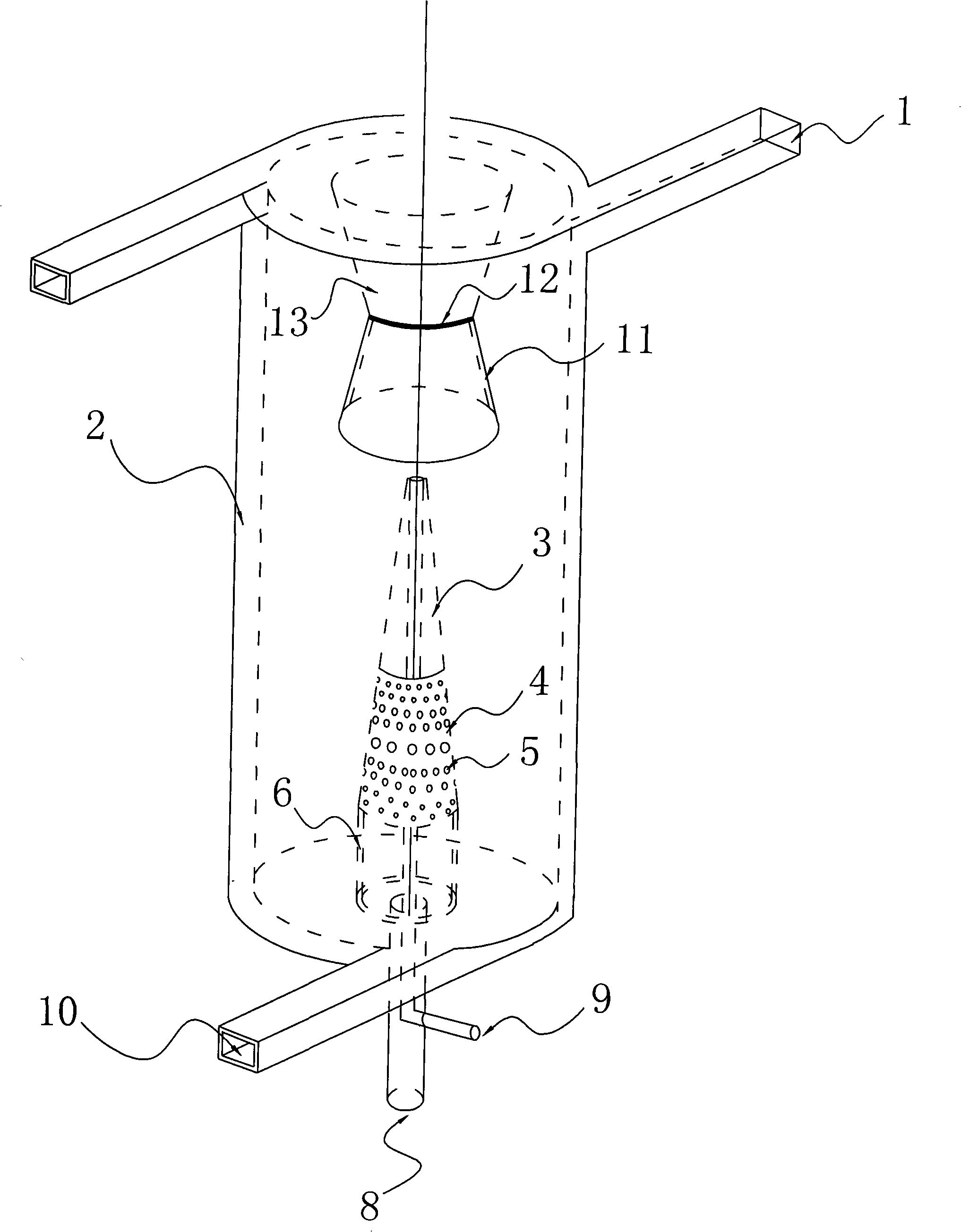 一种气液固三相分离器