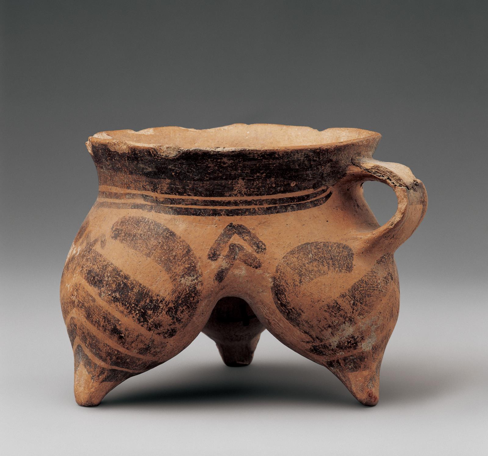  p data-id="2lifckexdkl">双沟纹彩陶鬲是辛店