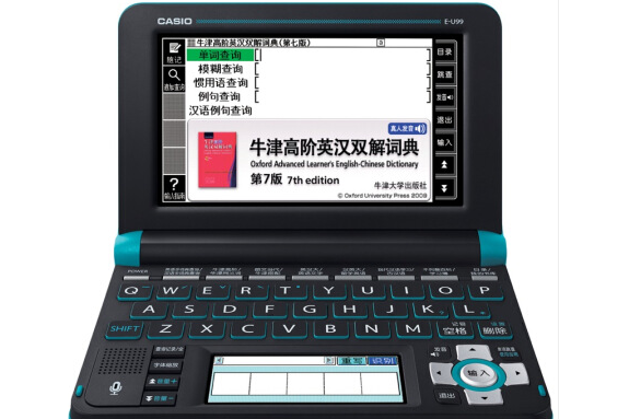  p>卡西欧e-u99bu是一款产于中国大陆的电子词典,毛重0.