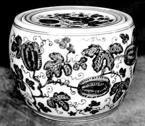 宣德青花蟋蟀罐