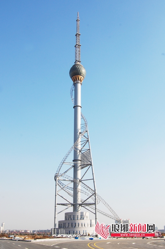  p> b>临沂塔 /b>(linyi radio and television tower)座落在山东省