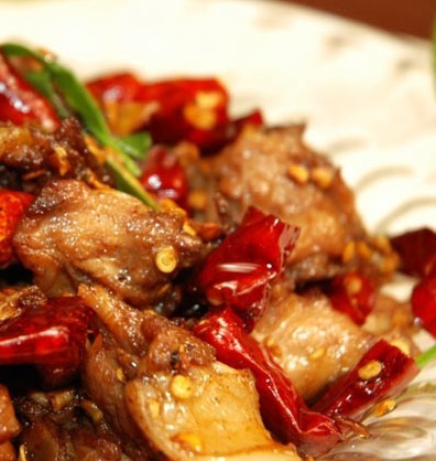 炒辣子鸭块