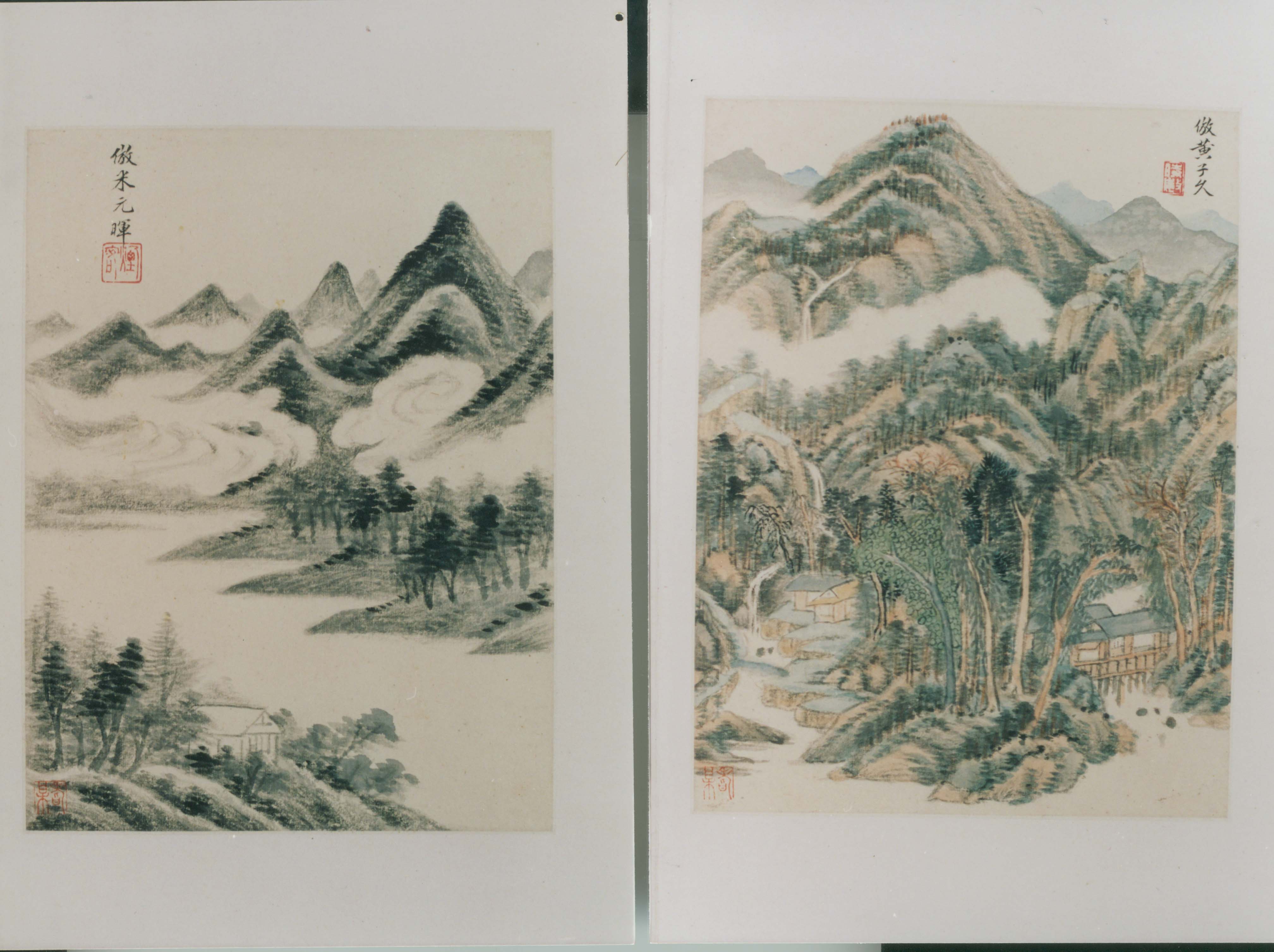 清王时敏仿古山水册