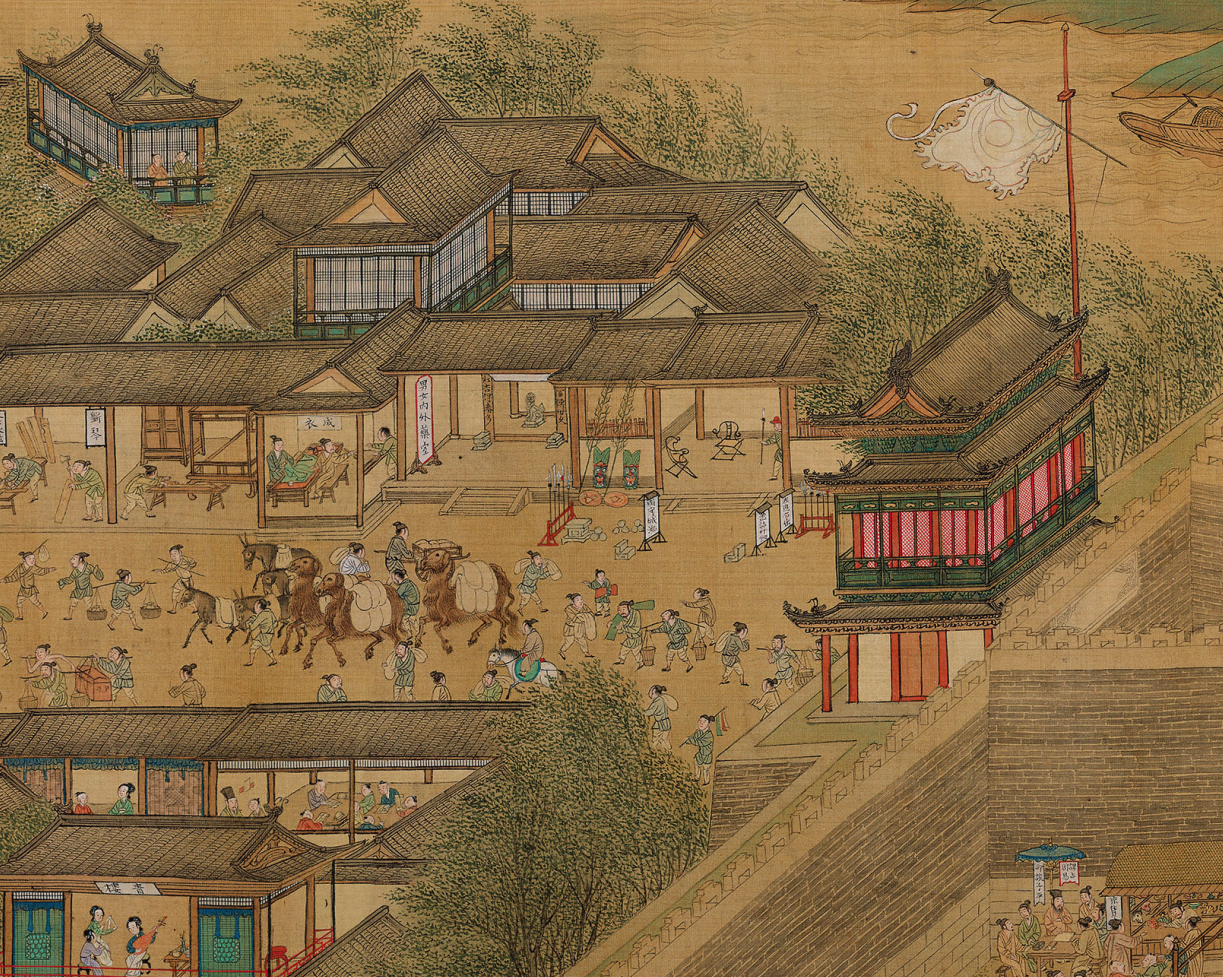  p>《清明上河图》是明代画家 a href="#" data-lemmaid="18027">仇英