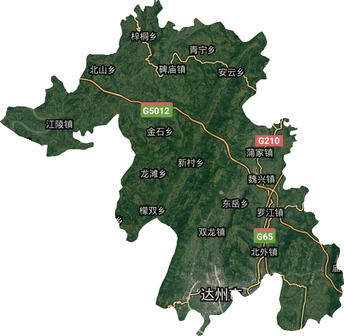 是典型的山区农业乡,地处达州市通川区西北部,东邻 a target="