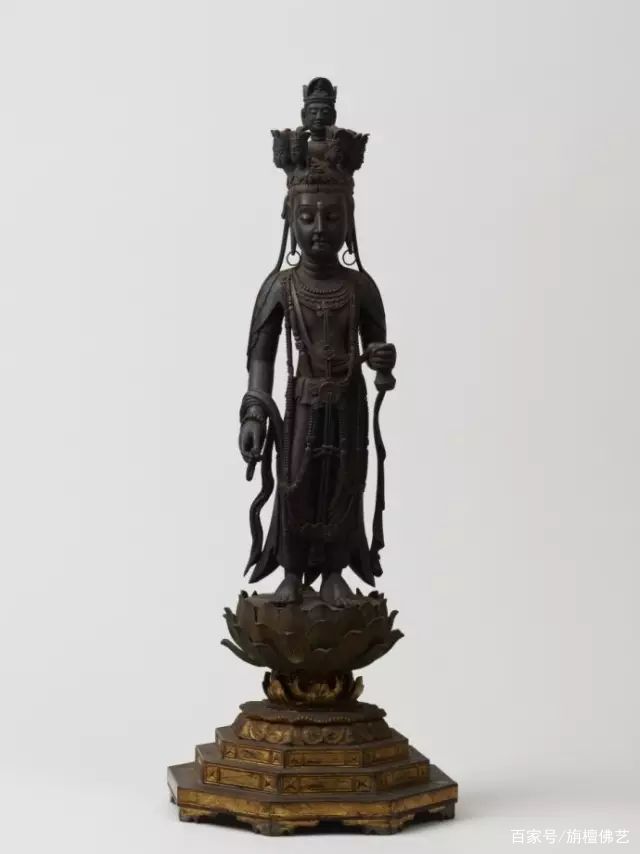 真如苑　十一面觀世音菩薩（伊藤真乘作）古董品，稀少物，古铜製 真如苑 十一面觀世音菩薩（伊藤真乘作）古董品，稀少物，古铜製