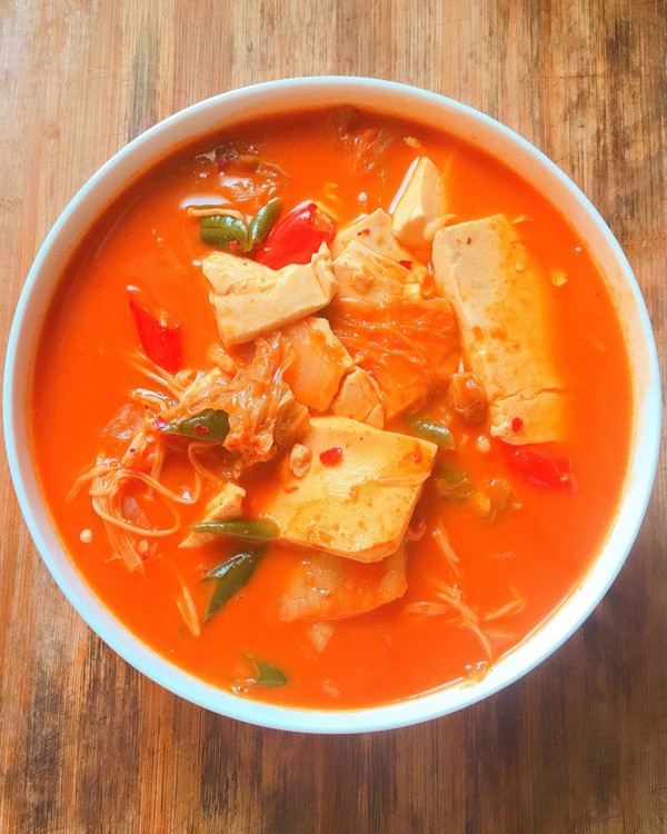辣椒豆腐汤