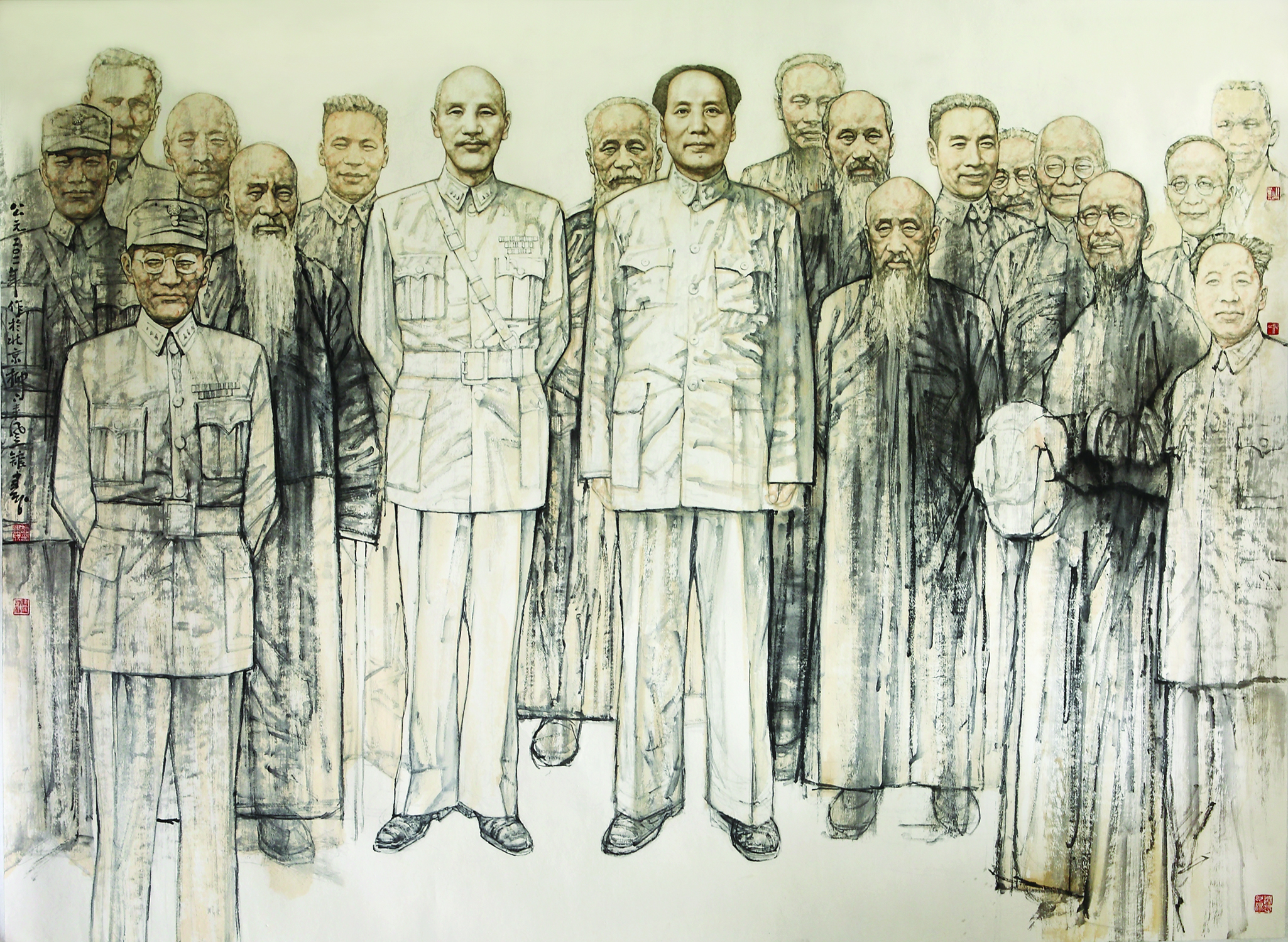 受教于王子武先生,周思聪先生,专攻中国人物画.