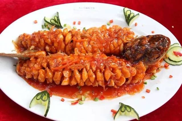 酸甜菊花松子鱼