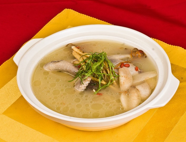 北杏参地老鸭汤