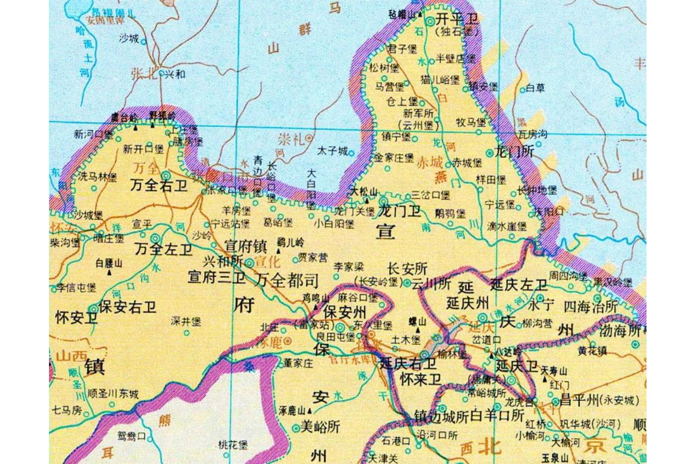 1430年,明宣德五年,宣府镇总兵谭广(1363~1444年)"请置都指挥使司,分