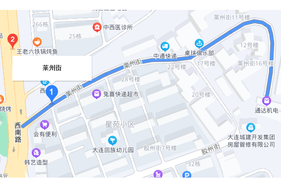  p>莱州街位于大连市沙河口孙家沟,由 a target="_blank" href="/item