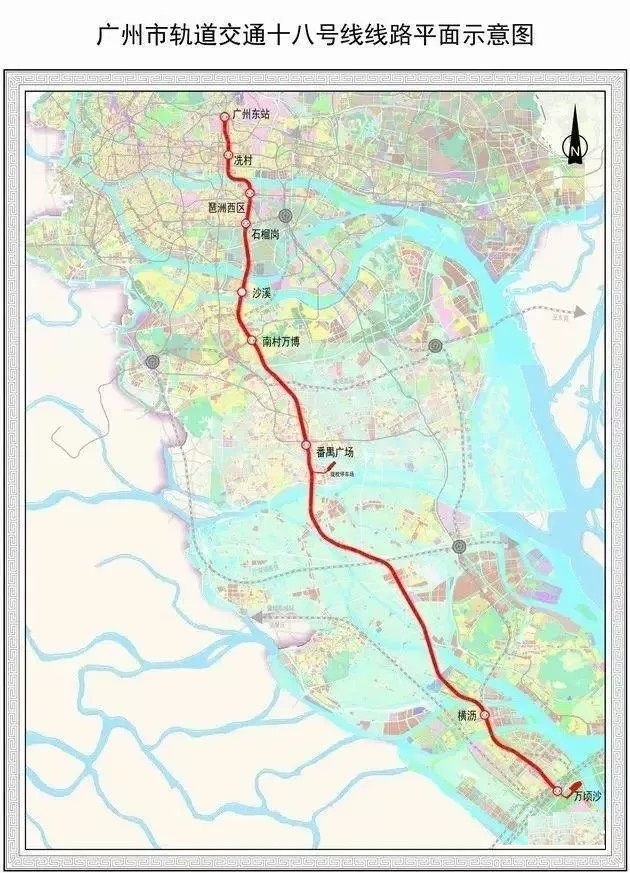  p>广州地铁18号线南延线是广州地铁18号线南延至中山,珠海的线路