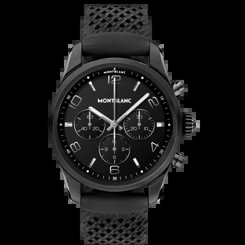 万宝龙独立通话智能腕表 summit 2 精钢橡胶款