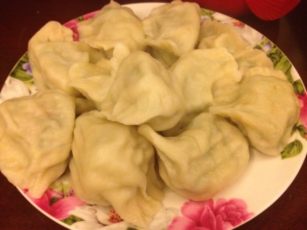 韭菜香菇肉馅水饺
