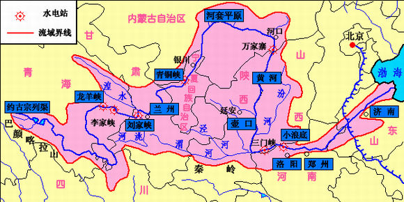 流域面积大都先从地形图上定出分水线用求积仪或其它方法量算求得