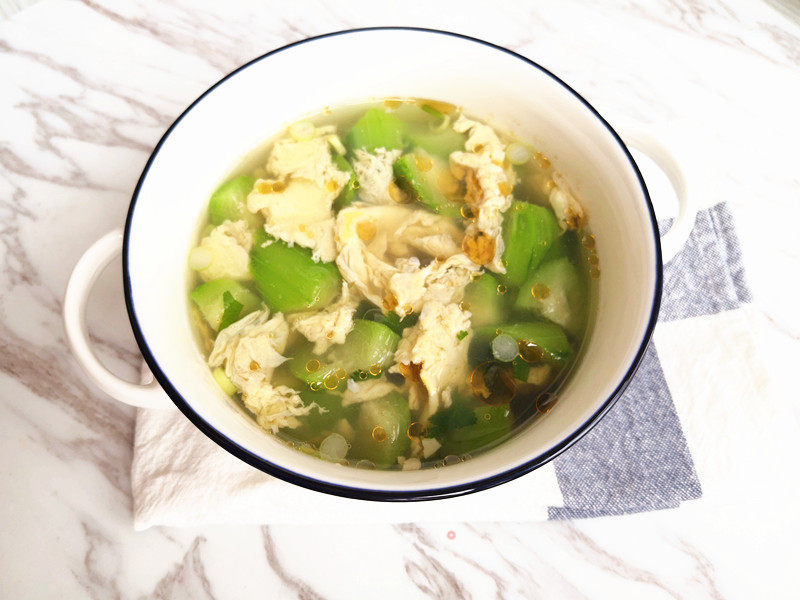 肉末丝瓜蛋花汤