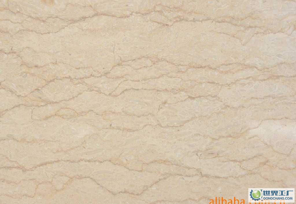 是米黄系列的一种,其反切面是金碧辉煌,该石材为高档装饰石材,主要
