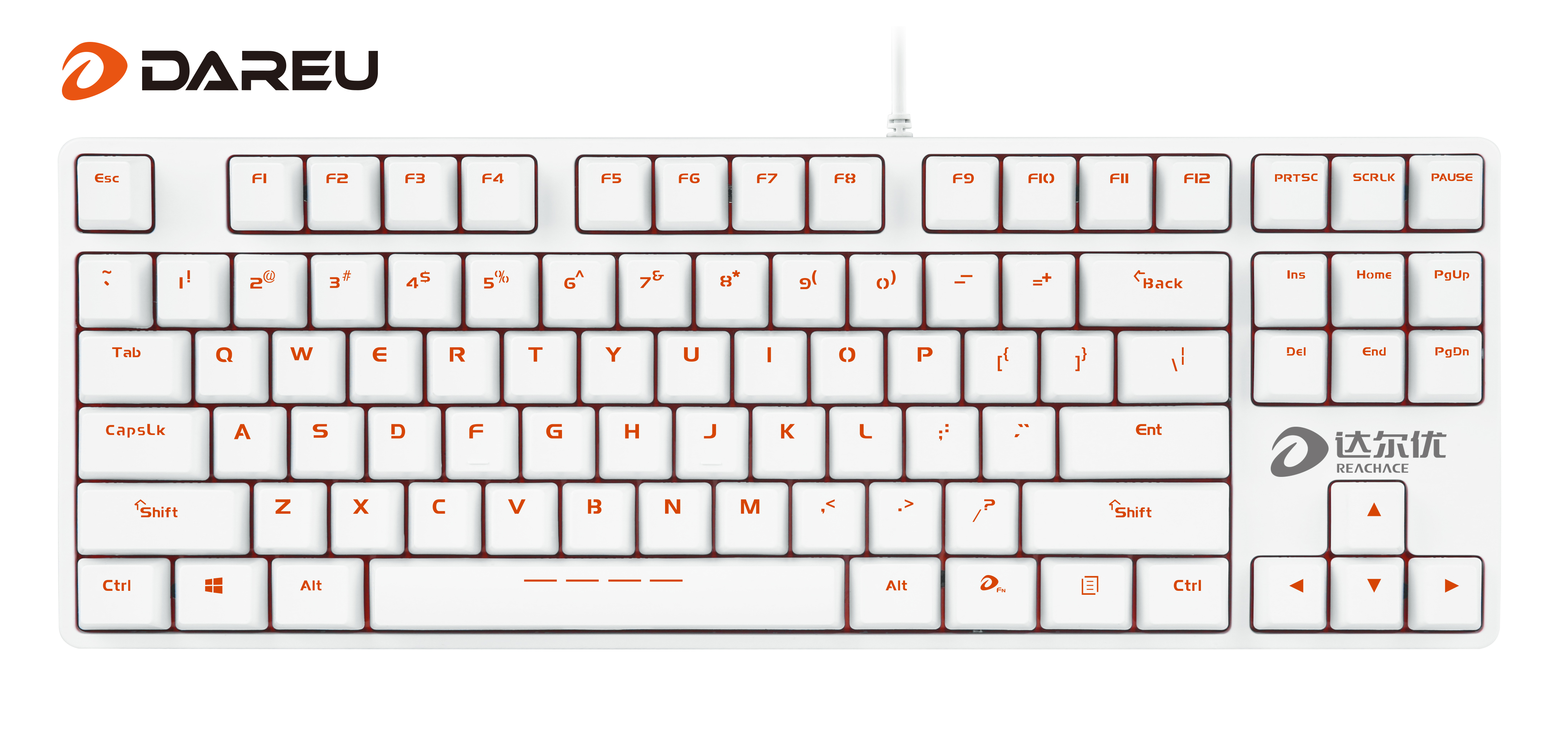 达尔优dk87机械键盘