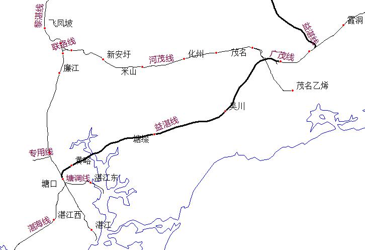 益湛铁路