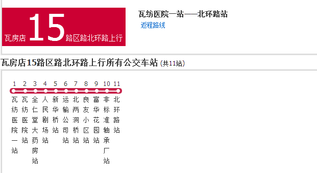 大连公交瓦房店15路区路北环路