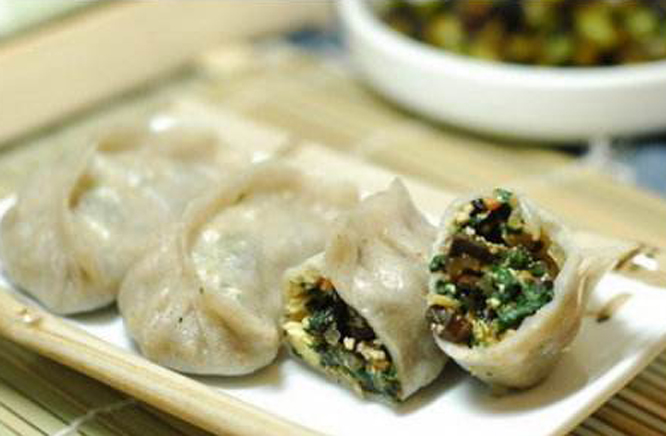 美味素馅大蒸饺
