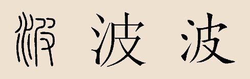 波姓,从字面意思可以理解,是姓氏