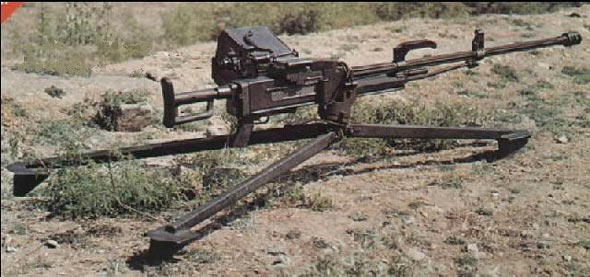 中国qjz89式12.7毫米重机枪