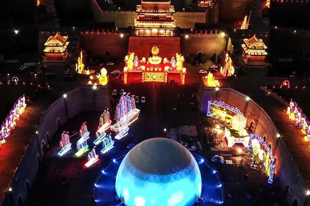 中国大同古都灯会