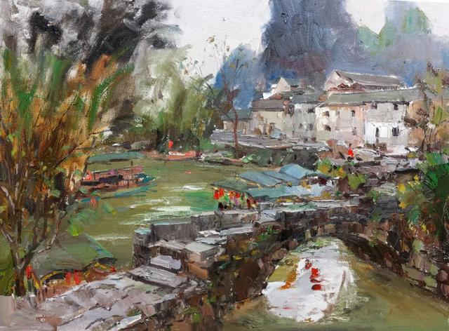 乡土情怀的当代表现：徐浩艇的油画艺术_百科TA说