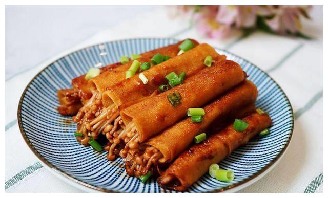 香煎羊肉豆皮卷