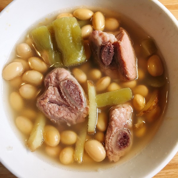 黄豆苦瓜排骨汤