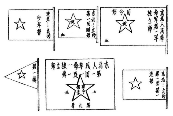东北抗日联军军旗