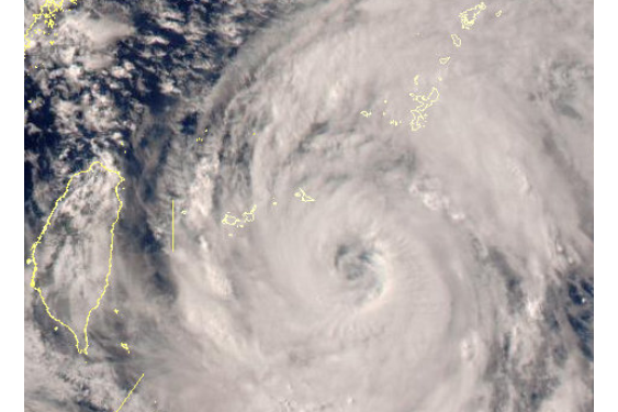 2021年,第6号台风"烟花",于2021年7月18日凌晨2点钟,在西北<a