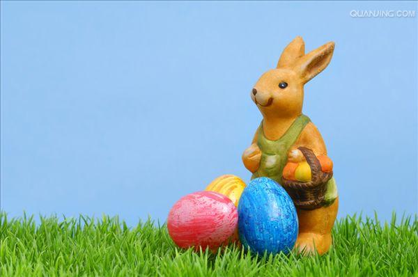  p>复活节兔是复活节象征之一.