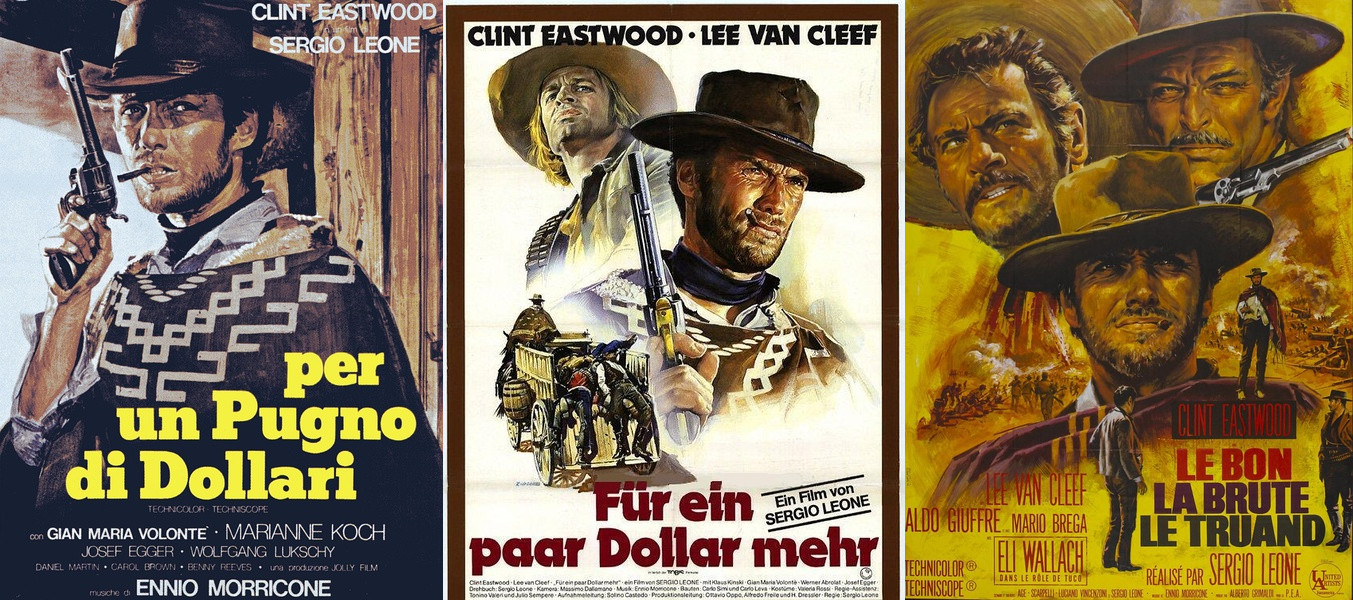 ">赛尔乔·莱昂内 /a>执导意大利西部片,该影片系镖客电影三部曲