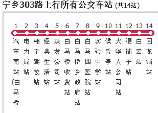 长沙公交宁乡303路