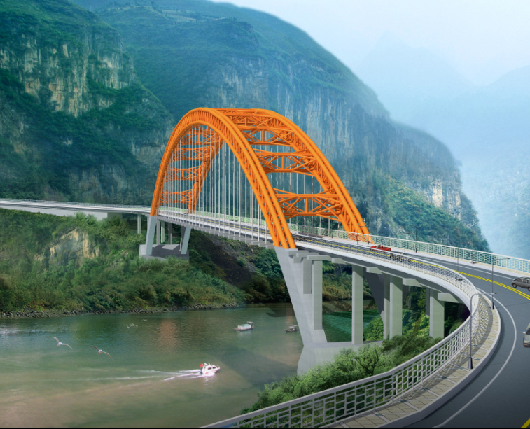 巫山新龙门大桥