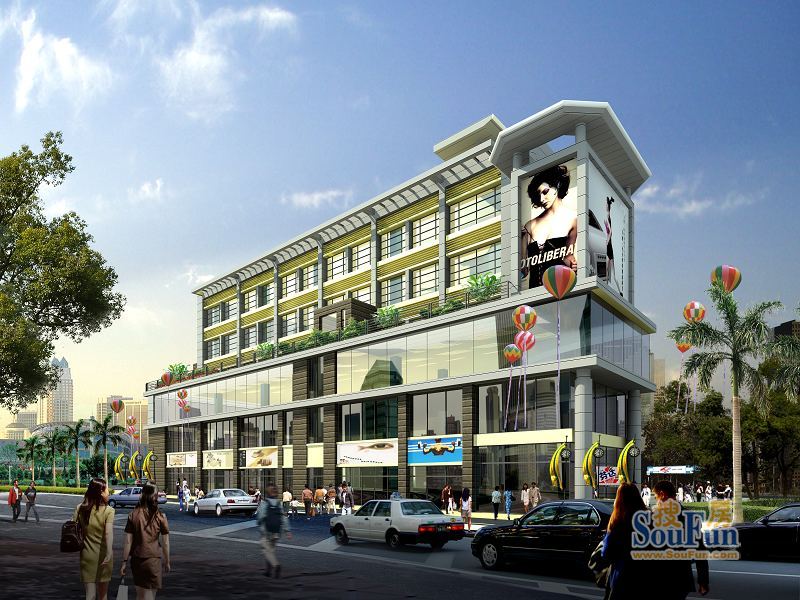 位于黄岐商业中心步行街南端(鄱阳路和宏威路交汇处),项目由和丰置业