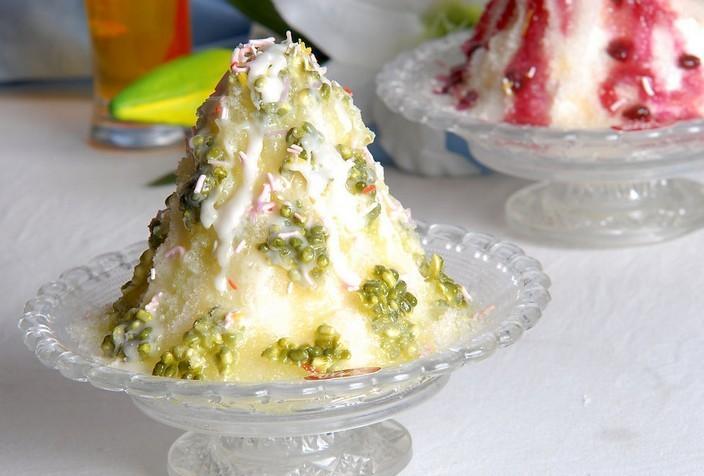  p>雪花酪又称土法冰激凌,一道古老的传统小吃.