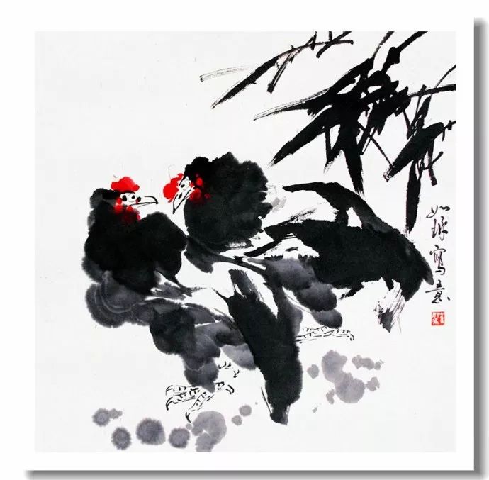 太璞如琢-- 中国画家崔如琢指墨花鸟画作品赏析_百科TA说