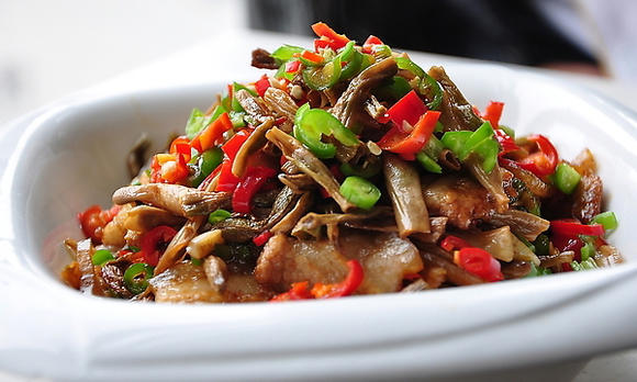 干豆角回锅肉
